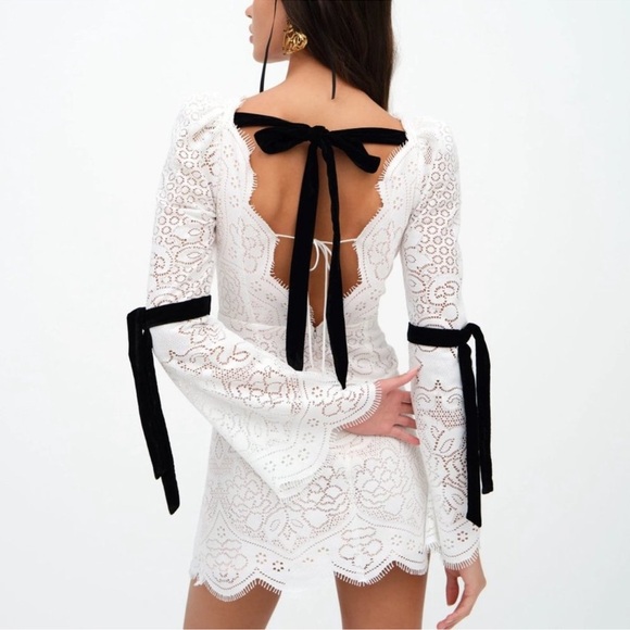 For Love & Lemons Araceli Mini Dress - Size Medium - Picture 3 of 10